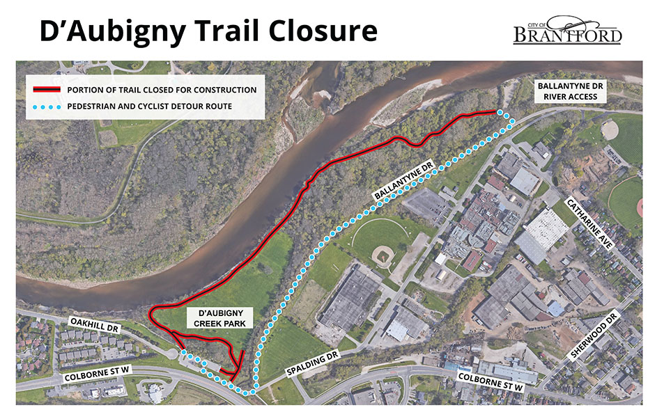 D’Aubigny Creek Trail construction is complete