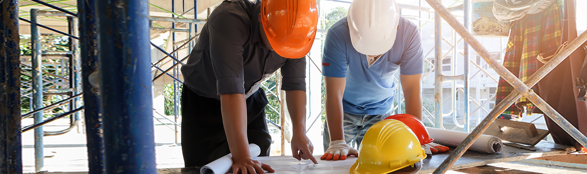 inspection of construction site