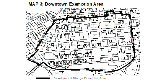 MAP 3: Downtown Exemption Area 