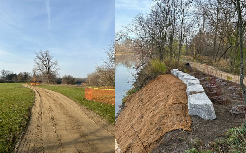 D’Aubigny Creek Trail construction is complete