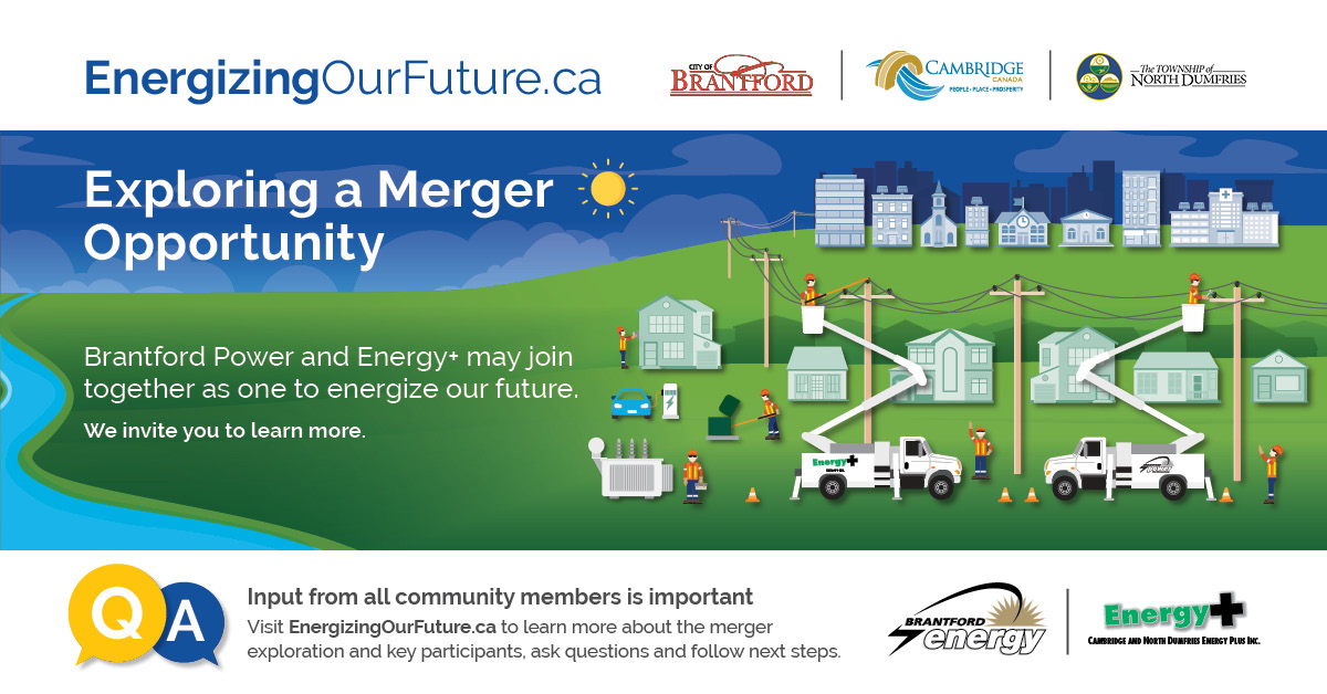 Energy Merger public engagement graphic