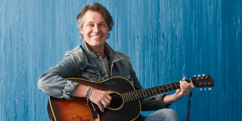 Jim Cuddy with guitar