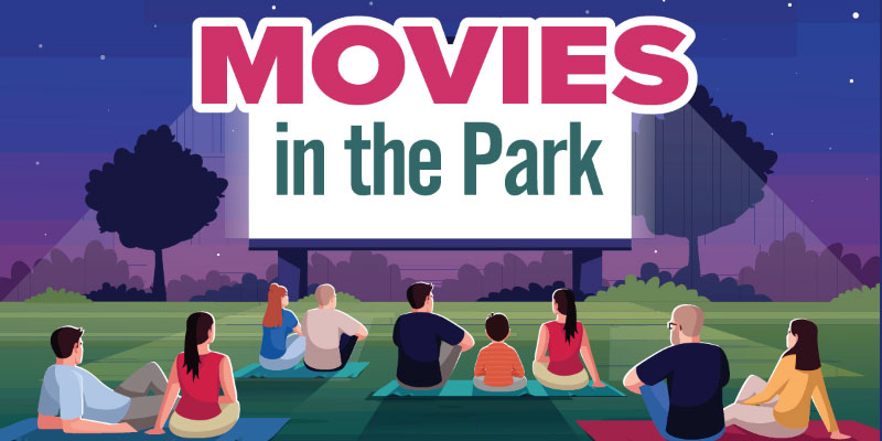 People outdoors for Movies in the Park