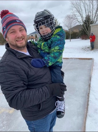 Rob Milmine, Flood Hero for Neighbourhood Ice Rinks