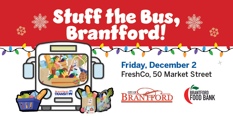 Community invited to Stuff the Bus, Brantford! in support of Brantford Food Bank