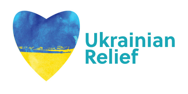 Ukrainian Relief - Blue and Yellow heart