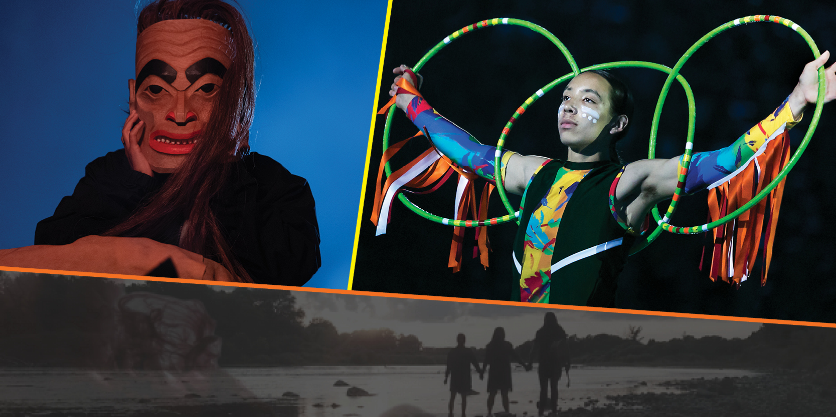 Variety of images related to the Indigenous event