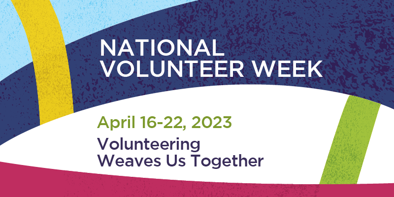 National Volunteer Week graphic