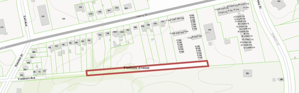 Road Closing Freeborn Avenue