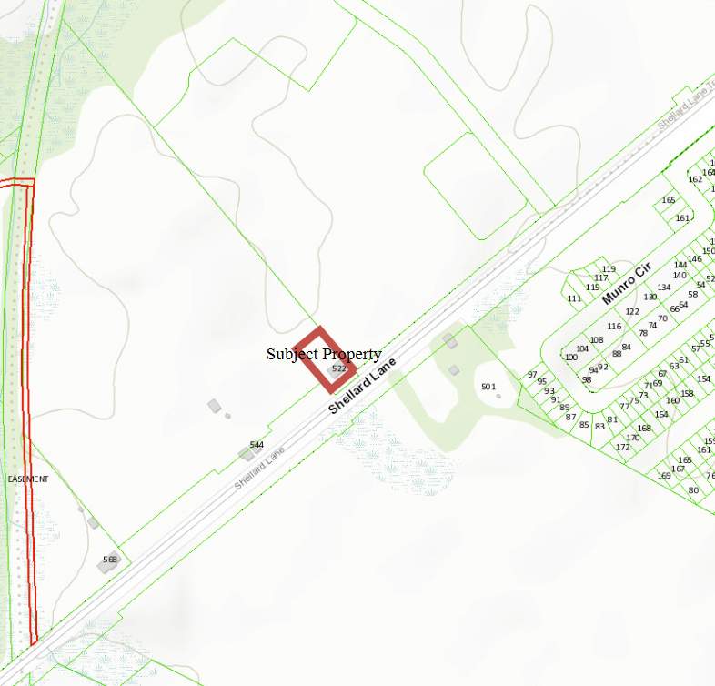 Sale of Municipal Land 522 Shellard Lane