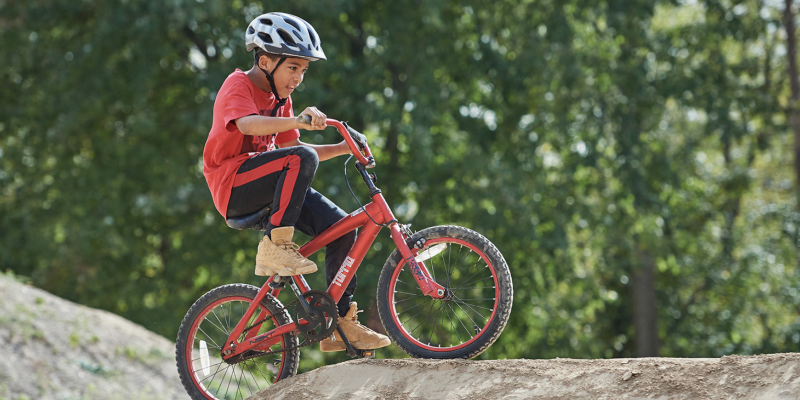 Bike rider at Rotary Bike Park