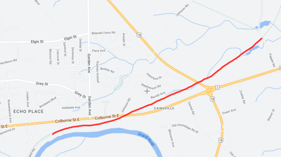 Closure of the Brantford Rail Trail