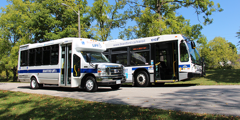 Brantford Lift and Brantford Transit Buses