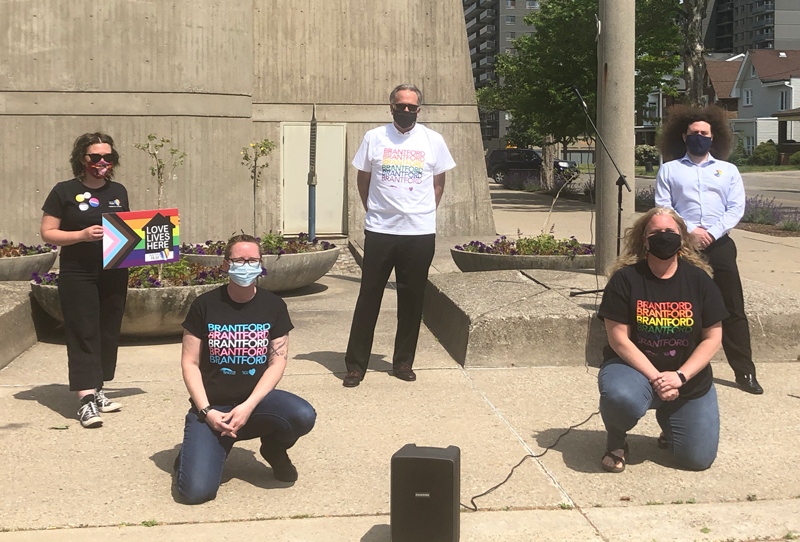 Brantford Pride Flag Raising