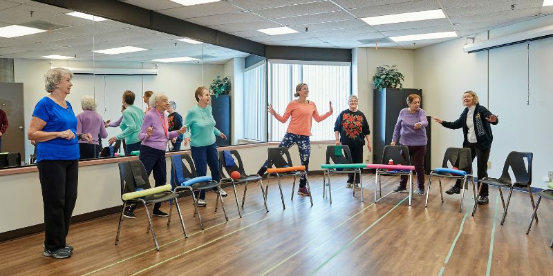 Group of older adults at Beckett Recreation Centre