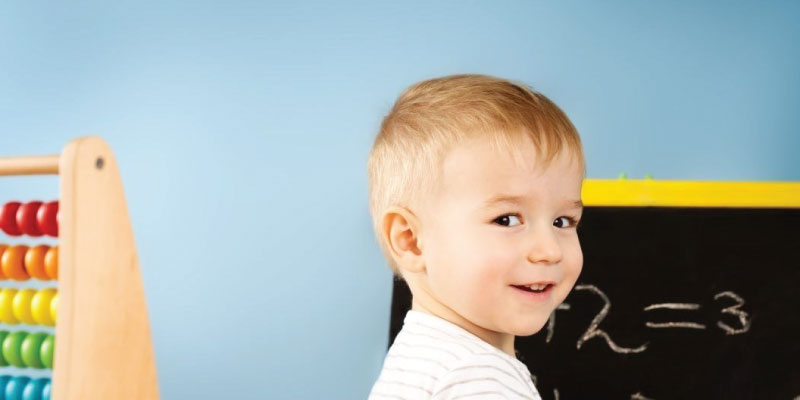 Young toddler in a child care setting