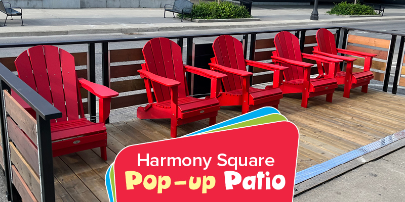 Harmony Square Pop-up Patio