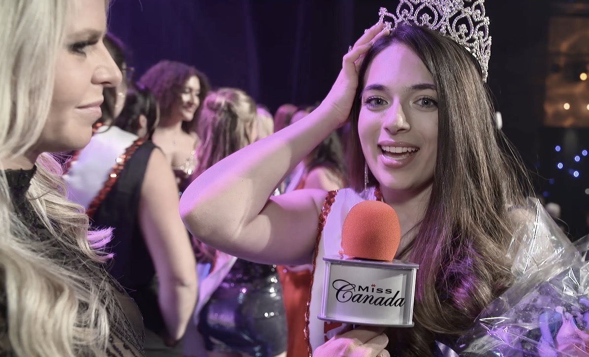 Employee Ashley Borzellino winning Miss Canada title