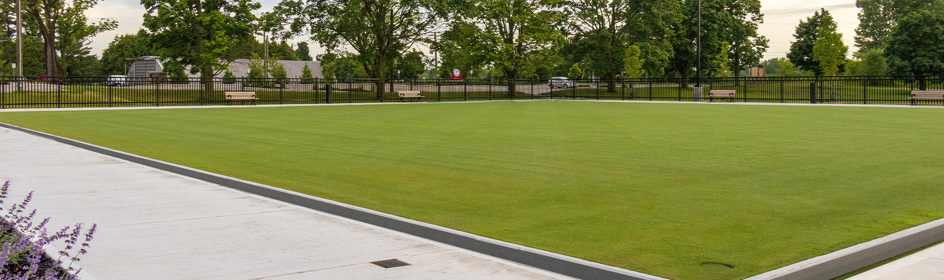 image of the lawn bowling green