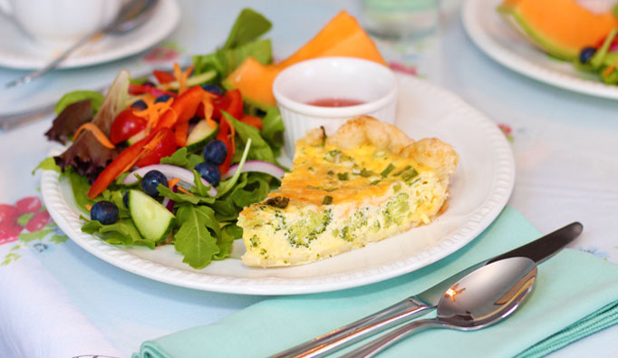 Meal at  the cafe