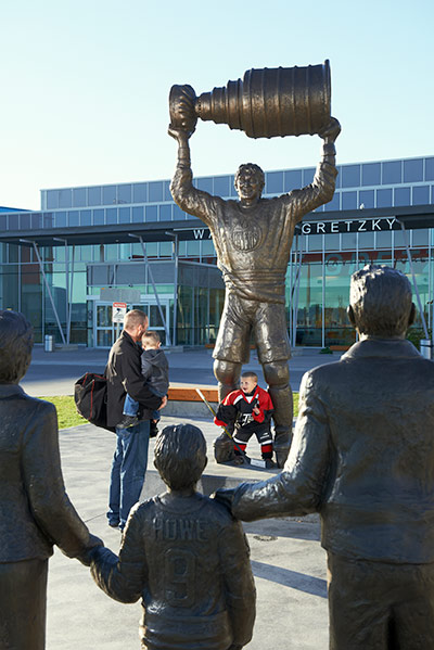 The Great One statue