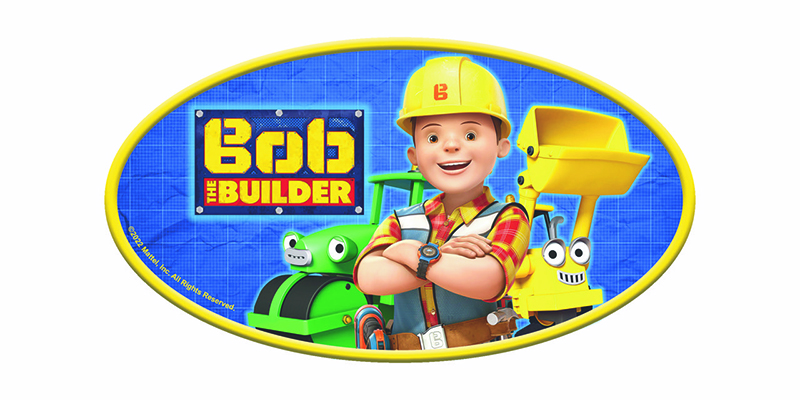 Bob the Builder at 12:40 p.m., 2:05 p.m., 3:55 p.m.