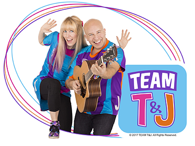 Team T&J  (Headliner) at 1:00 p.m. and 4:00 p.m. Followed by a Meet and Greet
