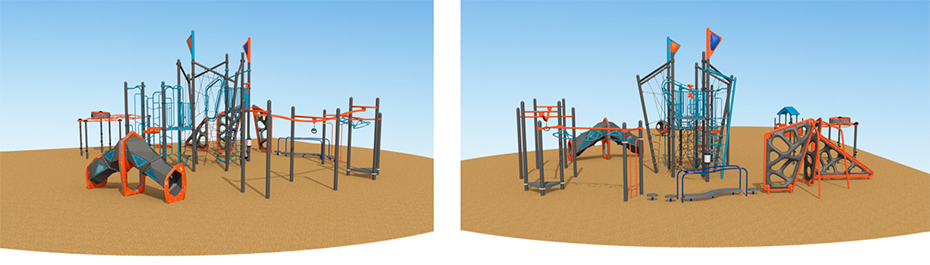 Play Equipment View 2 and View 4