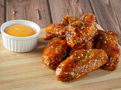 Hand Tossed Wings 1lb $13 and 2lb $19
