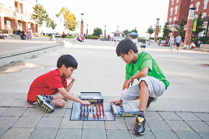 Chess in the Square