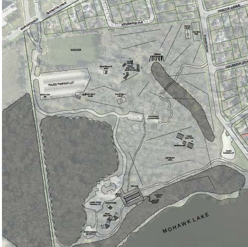 Rendering of an overview of Mohawk Park