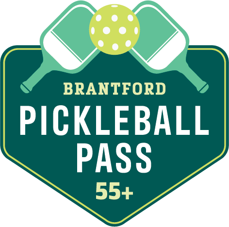 55+ Brantford Pickleball Pass logo