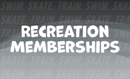 Recreation Memberships text with grey background