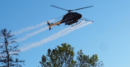 Aerial spray application