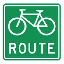 Bike Route Marker Sign