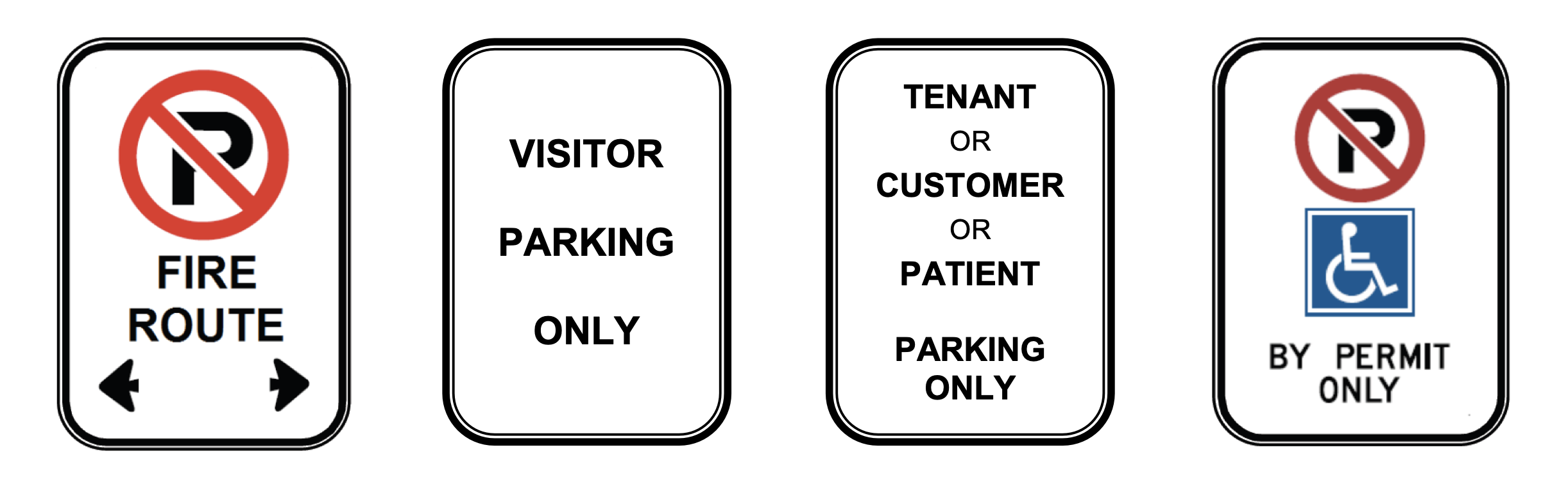 Sample Parking Enforcement Signs
