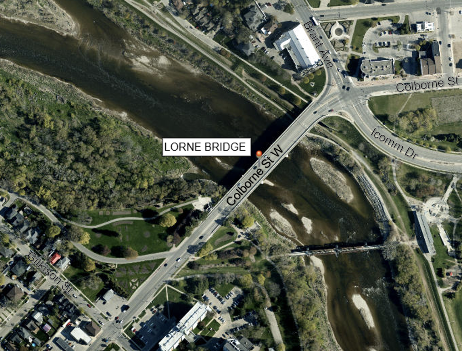 Image of Lorne Bridge Project Area