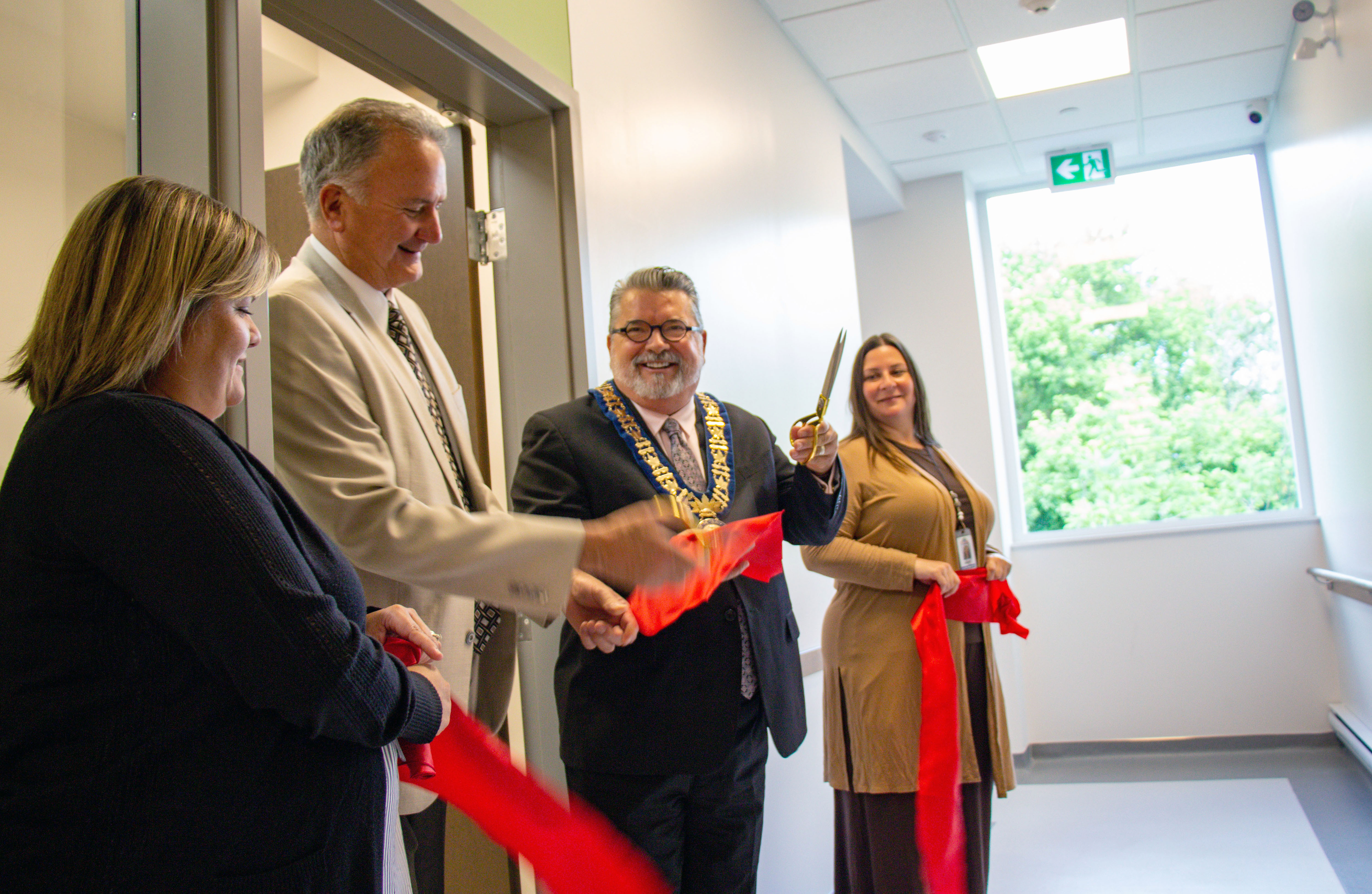 Mayors Davis and Bailey CSSD Ribbon Cutting