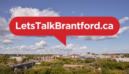 Lets talk branford graphic