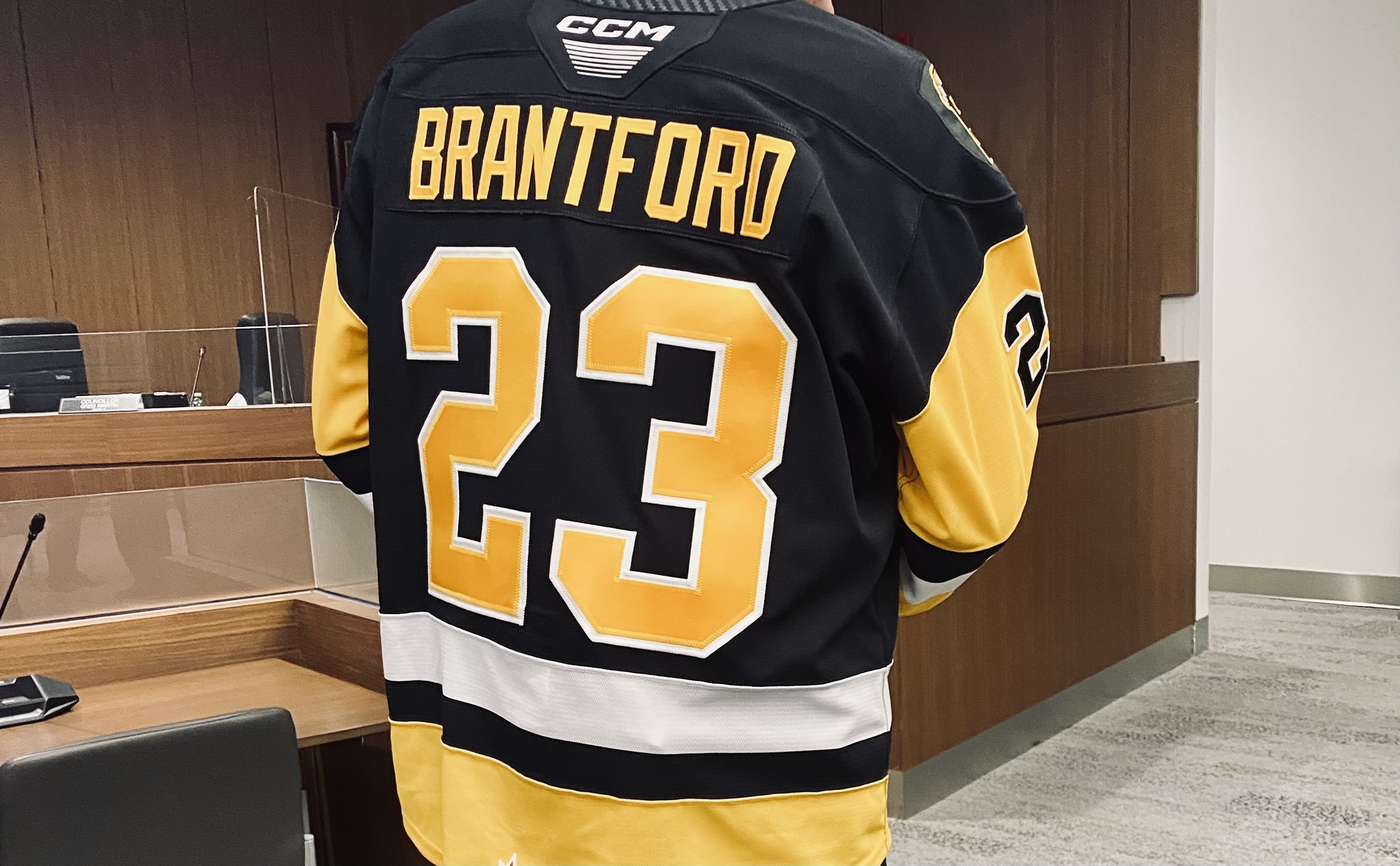 Brantford Bulldogs jersey