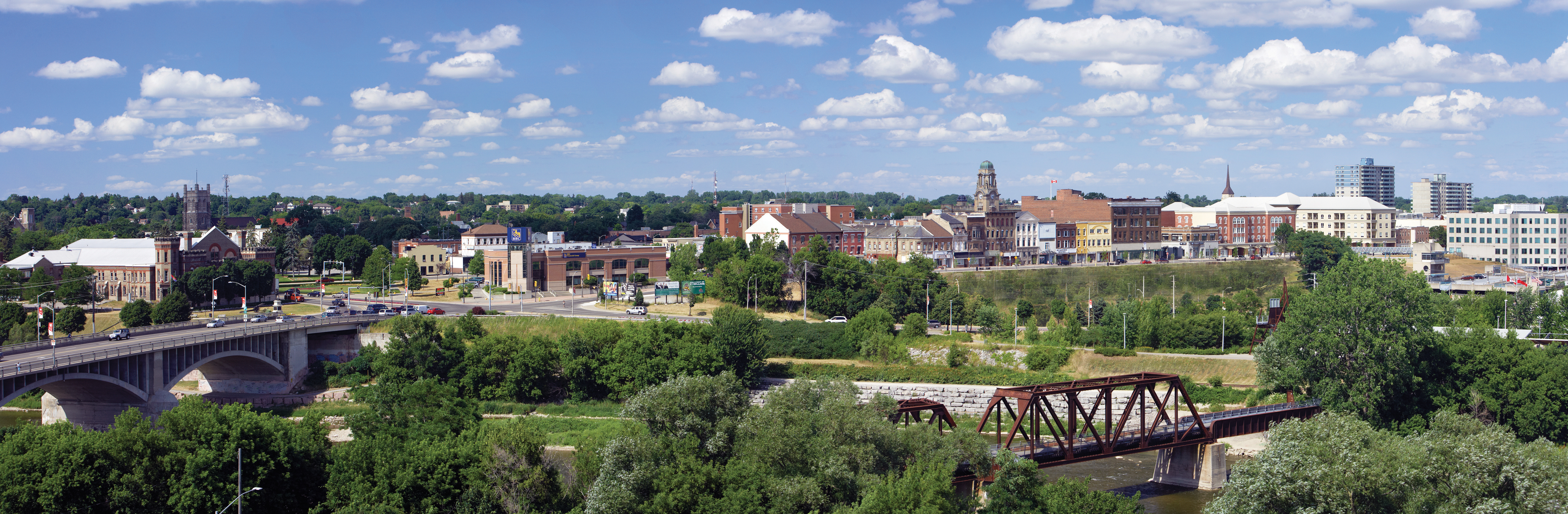 Downtown Brantford landscape