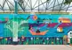 Community peace mural in downtown Brantford