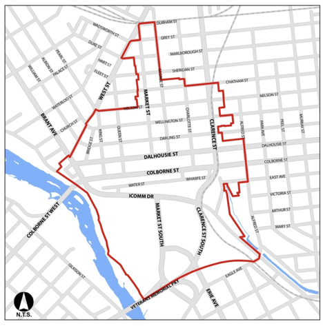 Figure 1 Downtown Community Improvement Project Area, Brantford