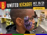 B United Kickoff October 30, 2024 - Face Painting