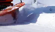Snow windrow clearing