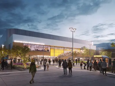 Brantford Sports and Entertainment Centre North Exterior Rendering